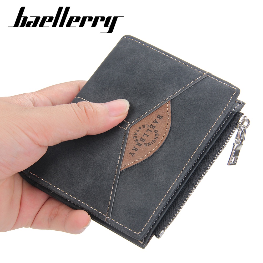 BAELLERRY DR071 Dompet Pria Bahan Kulit PU Leather Premium WATCHKITE WKOS