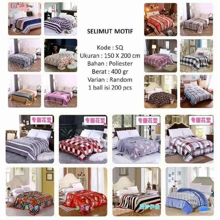 Selimut Dewasa SELIMUT BULU MOTIF IMPORT DEWASA TERMURAH(A3L5) Selimut Murah REAL PICT Selimut Bulu 
