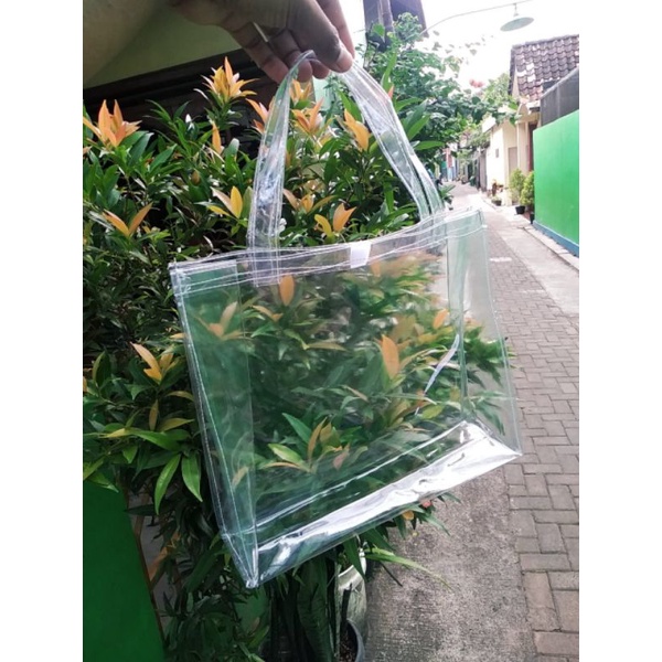

Tas Jinjing zise p.30*l.10*t.25 Full Transparan (READY STOK)