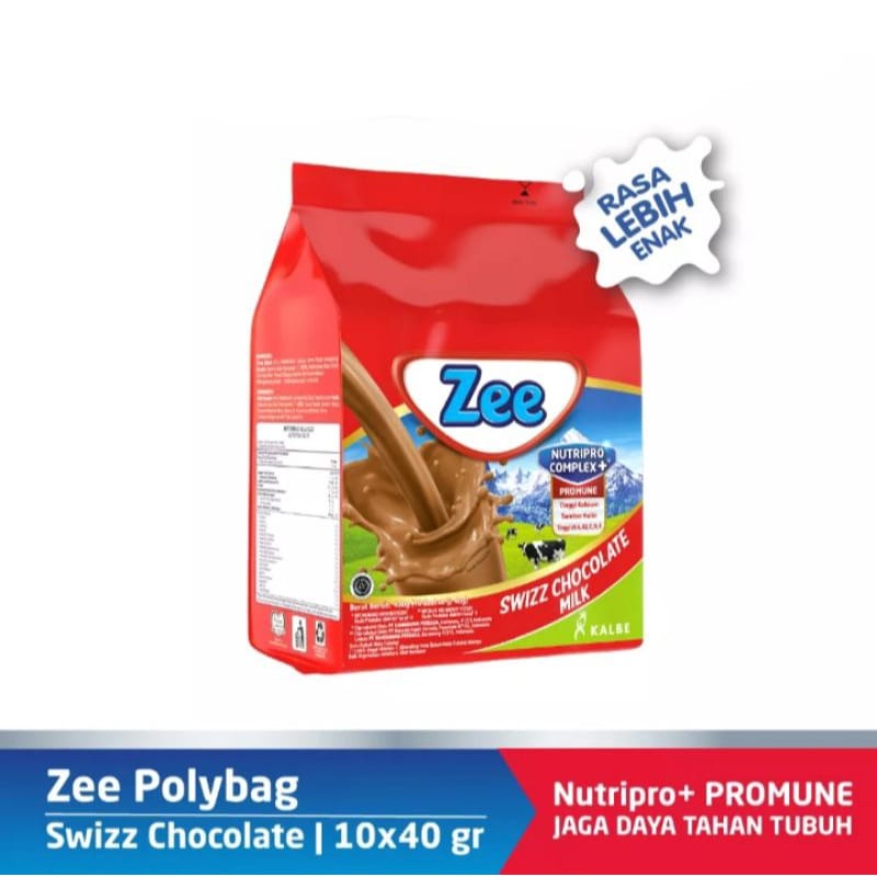 

Zee Sachet Bag Coklat & Vanila 10 x 40gr