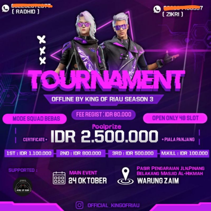 JASA DESIGN POSTER TOURNAMENT | DESAIN POSTER TURNAMEN