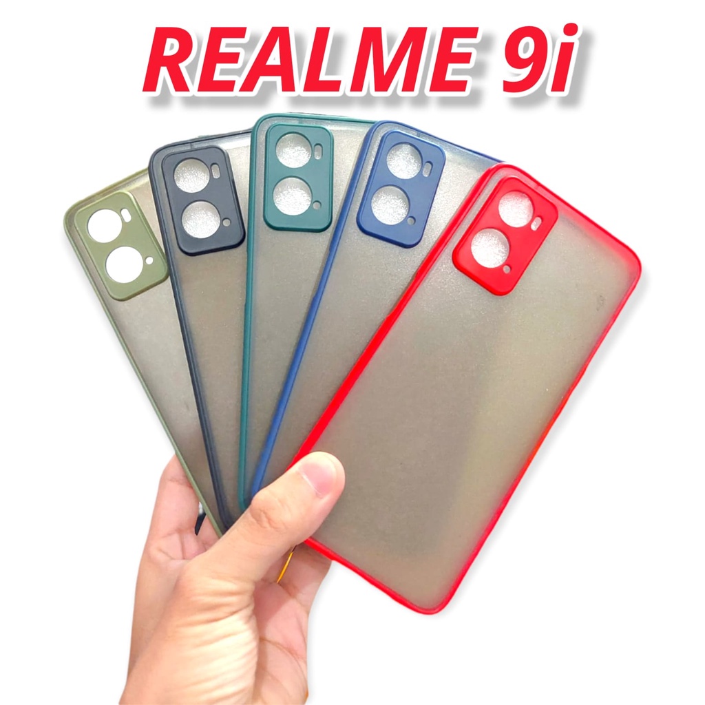 Realme C31 C35 9i Narzo 50A Prime Case Fusion Black Macaron Aero SlimFit Anti Crack Anti Selip SHOCKING OEM