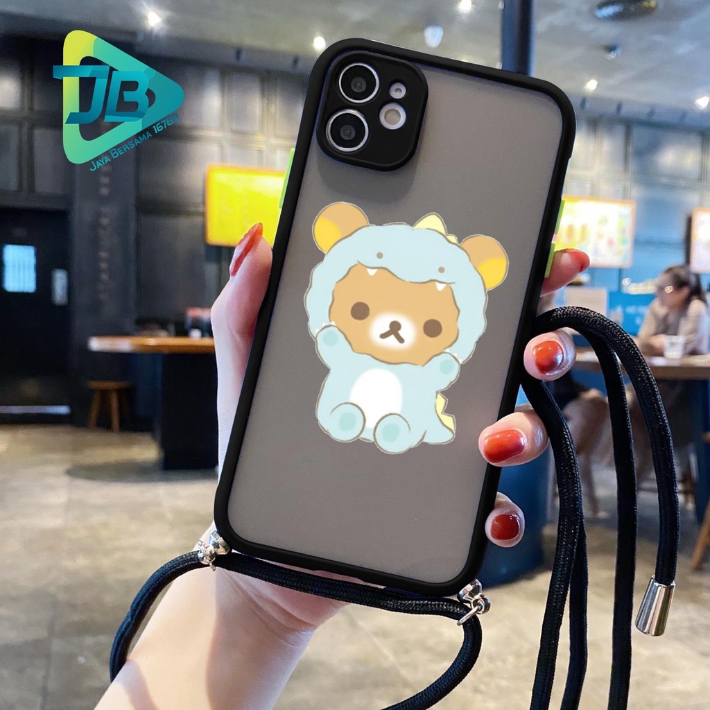 SOFTCASE SLINGCASE DOVE RILAKUMA OPPO VIVO SAMSUNG XIAOMI REALME IPHONE ALL TYPE JB5065