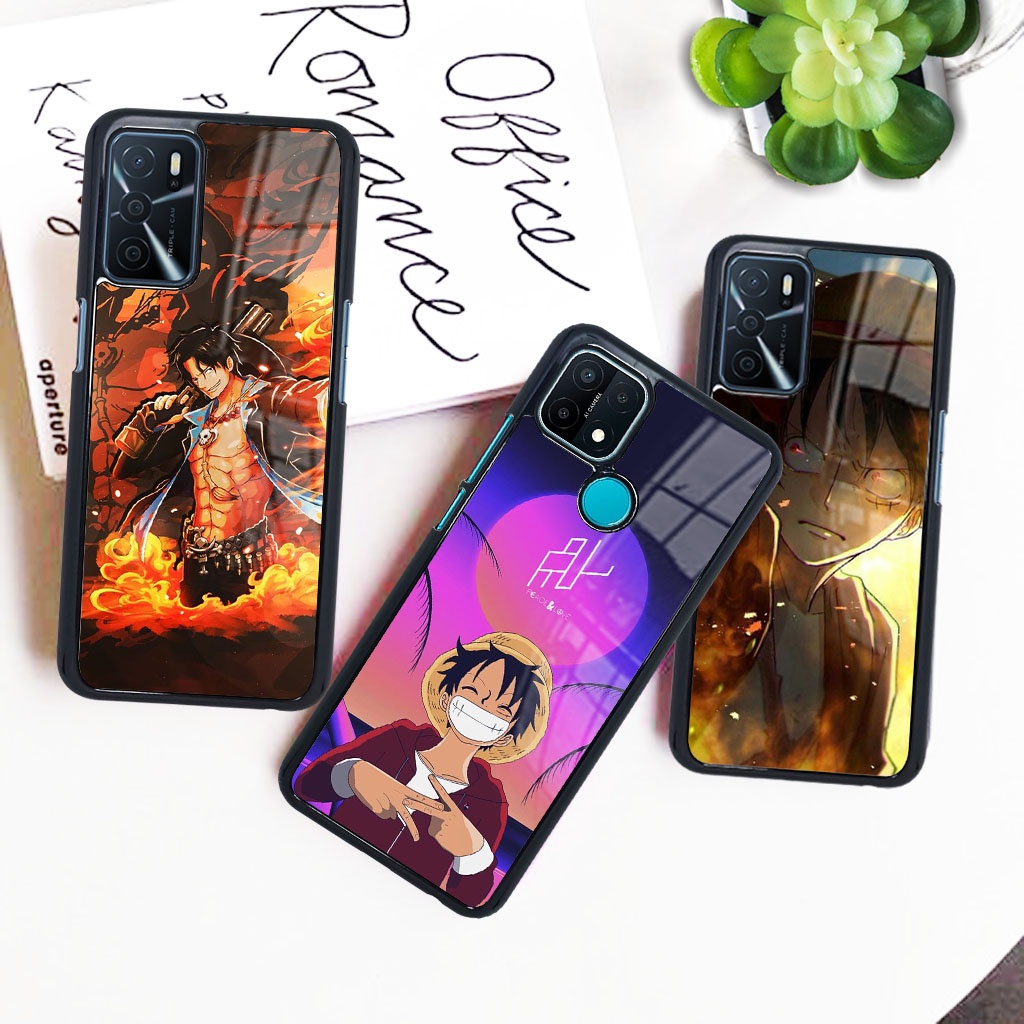 (OP10) Case Glossy Oppo A15 A15S A16 A31 A53 A54 A3S A5S A7 A12 A91 A92 - Casing Hp Anime One Piece