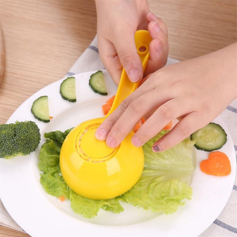 Nanas 4Pcs/Set Cetakan Sendok Nasi Aksesori Dapur Cooker Setengah Bulat Rice Ball Spoon