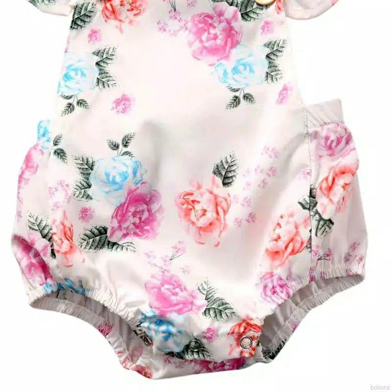 Jumper Flower Pink White Blue Jumper Pita Jumper Bandana Baju Bayi Romper Bayi Lucu Korean baby