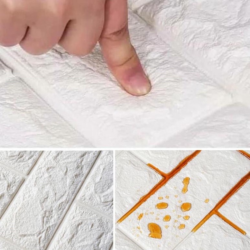 [PROMO] WALLPAPER DINDING MOTIF BATU BATA 70x38 WALLFOAM BATU BATA WALLPAPER FOAM BATA HIGH QUALITY-2