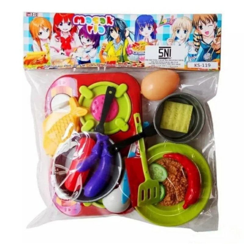Mainan kitchen set kantung ks-119