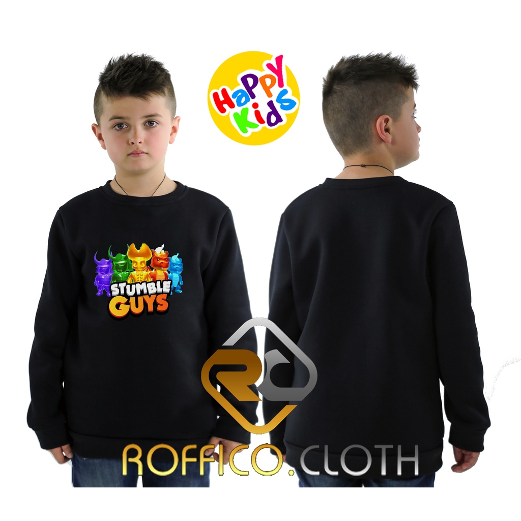 Sweater Anak Game Stumble Guys Macam Macam Skin Spesial Skin Epic Skin legend  Skin Gratis