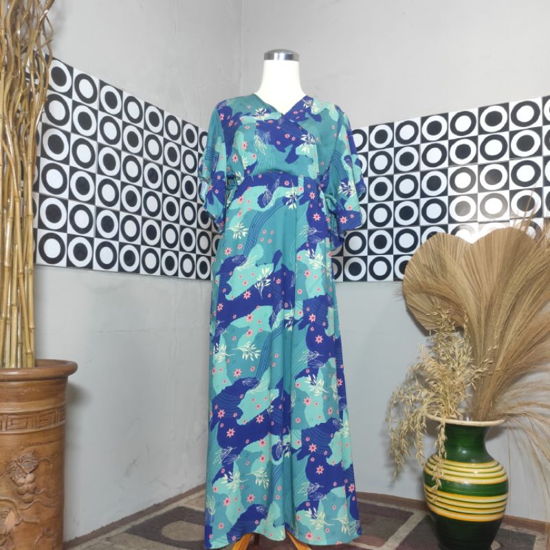 BESTSELLER DASTER KIMONO LENGAN LONCENG RAYON PREMIUM LD 120 PB 125 BUSUI FRIENDLY-Motif 32