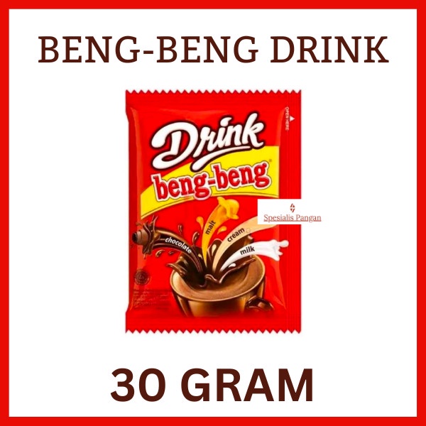 BENG BENG DRINK 30GRAM SACHET SATUAN MINUMAN COKLAT BENGBENG MAYORA