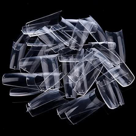 KUKU PALSU NAIL TIPS FULL SQUARE EXTENSION ISI 500 PCS & 20 PCS