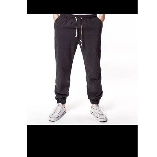celana Harem joggers pants pria / celana linen jogger pria import