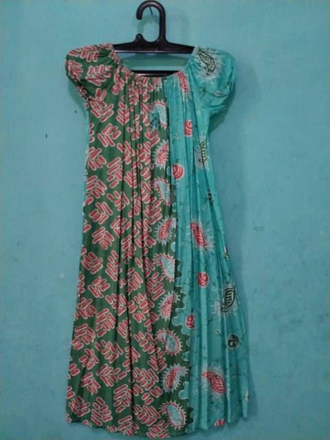 DASTER BATIK TANPA LENGAN BAHAN SANTUNG SALE 110RIBU DAPAT 4
