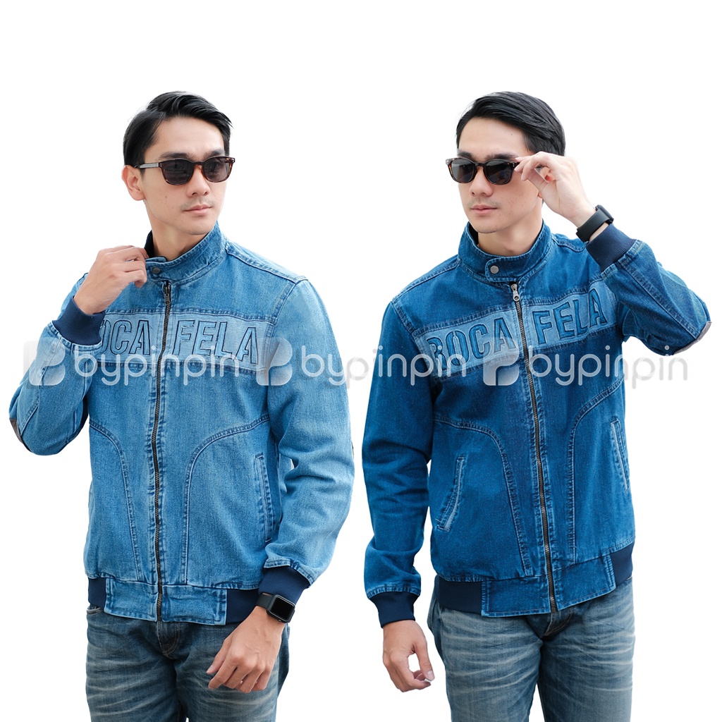 COD Jaket Denim Bordir - Jaket Denim Pria - Jaket Denim Bordir Premium - Jaket Pria Terbaru - Wsky C