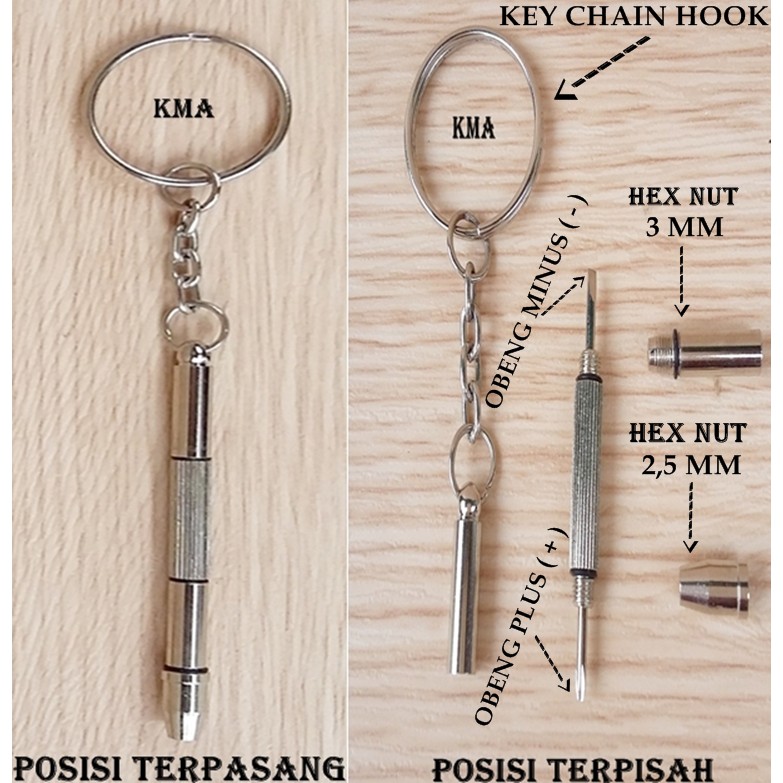 obeng kacamata / obeng kacamata multi fungsi / obeng kacamata set-3108