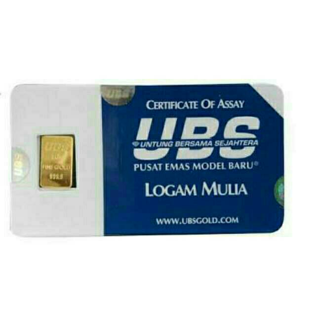 Free Dompet Logam Mulia Emas 1 Gram Sertifikat Logam Mulia Ubs Kadar 99 9 Indonesia