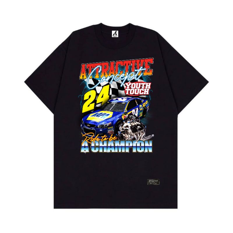 TSHIRT BLACK | ATTRACTIVE TSHIRT NASCAR