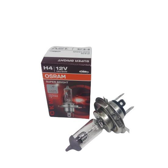 OSRAM BOHLAM LAMPU HALOGEN H4 12 VOLT - 130/90 WATT .