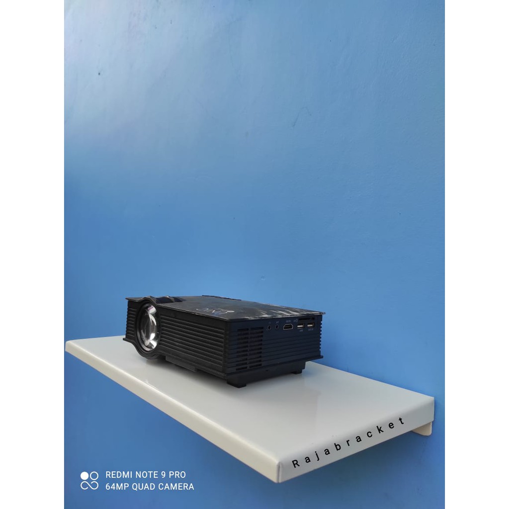 Bracket Ambalan Proyektor / Rak Dinding / Ambalan DVD/ Ambalan dinding Multifungsi (Warna Hitam)