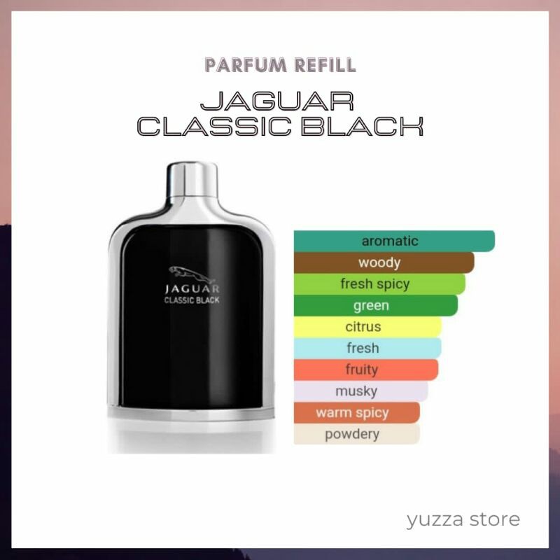 Parfum Refill JAGUAR CLASSIC BLACK Kualitas Premium (BEST QUALITY)