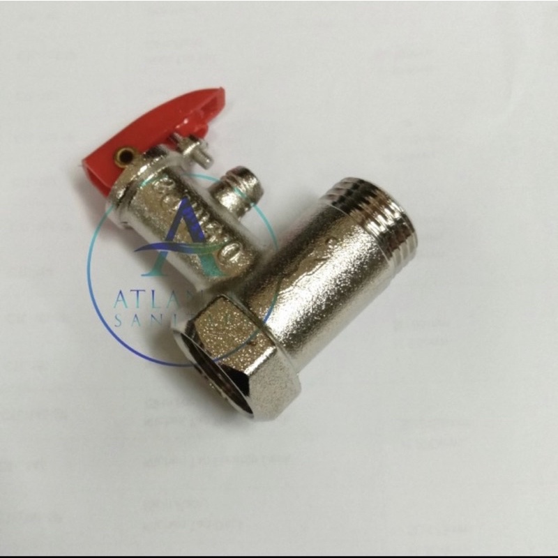 Safety valve water heater