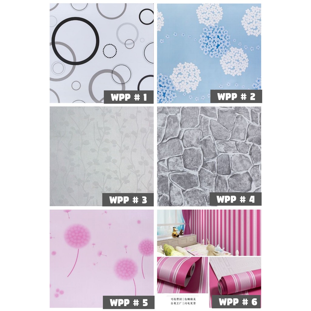 Wallpaper Sticker Dinding 45cm x 10m / Wallsticker