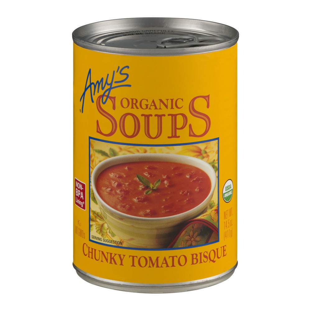 

Amy's Organic Soups Chunky Tomato Bisque