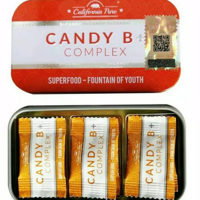 Permen B complex permen pria 100pesen ori