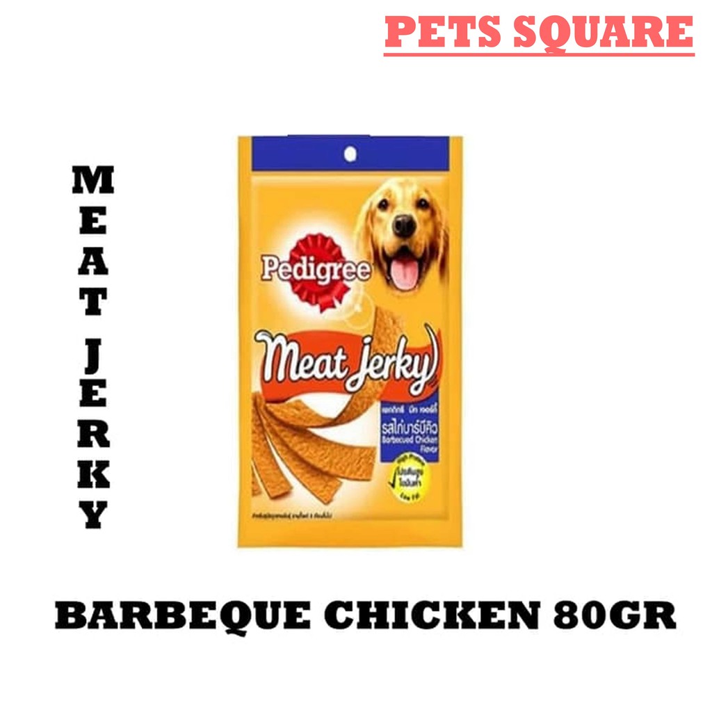 PEDIGREE MEAT JERKY STRAP BBQ CHICKEN 80GR