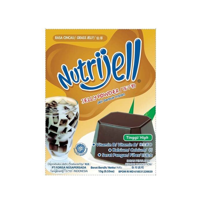 

Nutrijell Jelly Powder Rasa Cincau 15gr - Bubuk Jeli