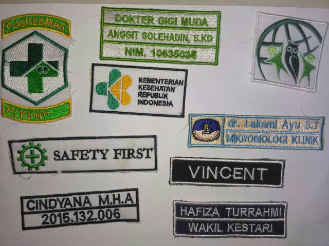 

logo dan badge 1 warna kecil