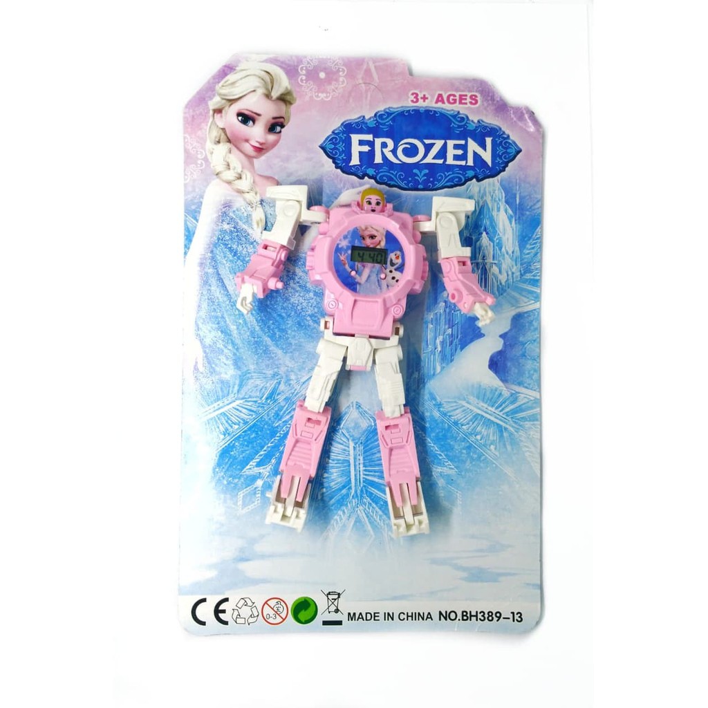 Terbaru Laris! JAM TANGAN ANAK ROBOT FROZEN MINI WATCH DIGITAL MURAH Murah!