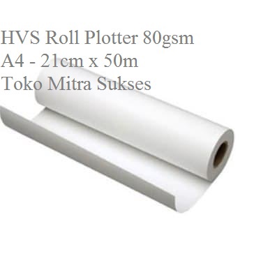 

Kertas HVS Roll Plotter 80gsm A4 - 21cm x 50meter