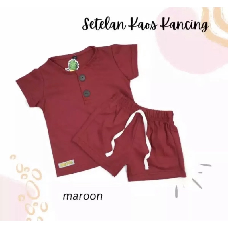 SETELAN ANAK EARTTONE PILIH WARNA 1-5TAHUN