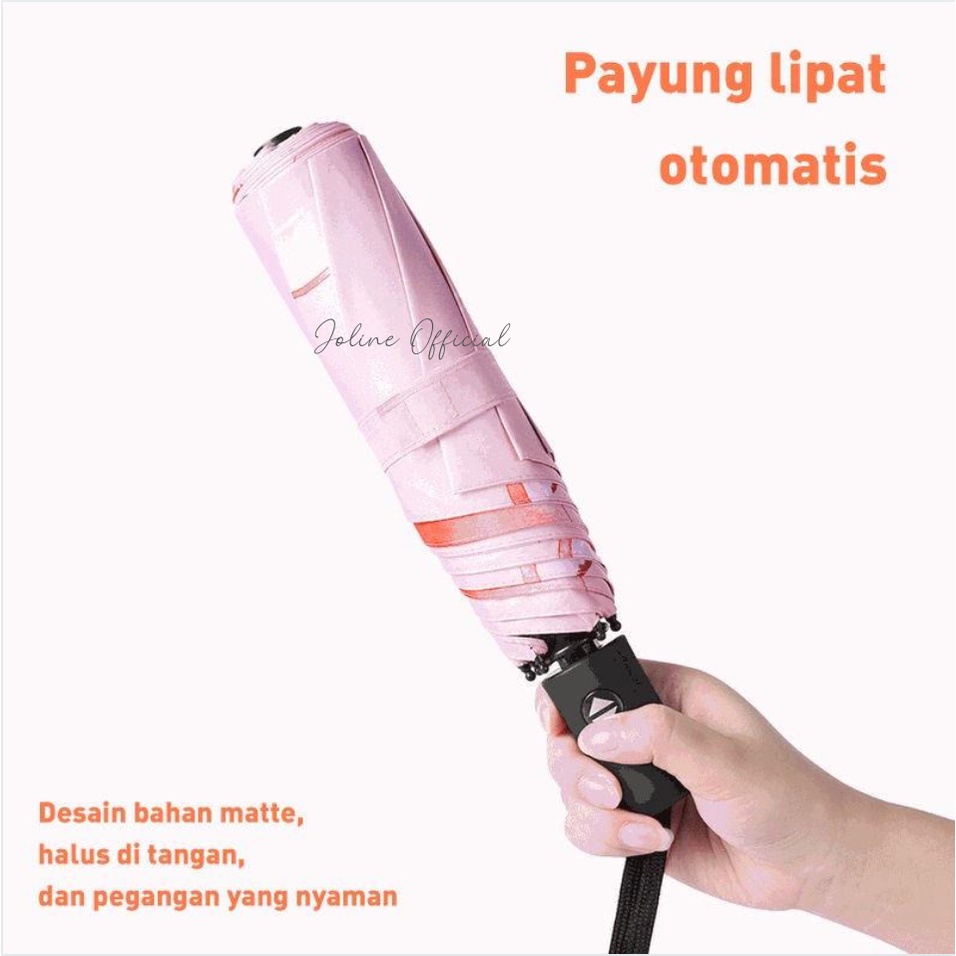 PAYUNG LIPAT OTOMATIS ANTI UV MOTIF BUAH LUCU / PAYUNG LIPAT KUALITAS PREMIUM SERBAGUNA UNTUK HUJAN ATAU PANAS