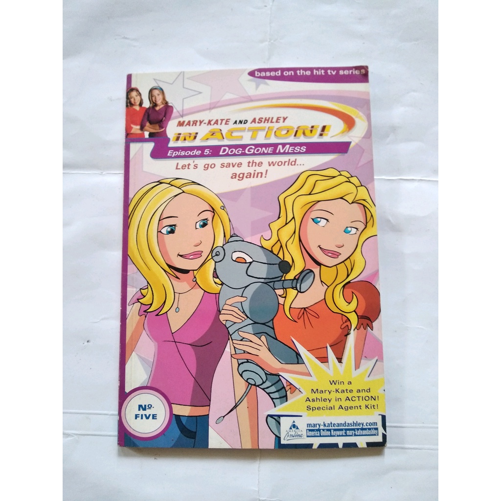 Original bekas Mary-Kate and Ashley IN ACTION Episode 5  Dog - Gone Mess
