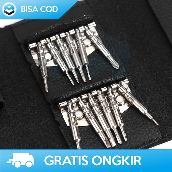 SET OBENG REPARASI LAPTOP SMARTPHONE VASTAR 25 IN 1 STAINLESS STEEL