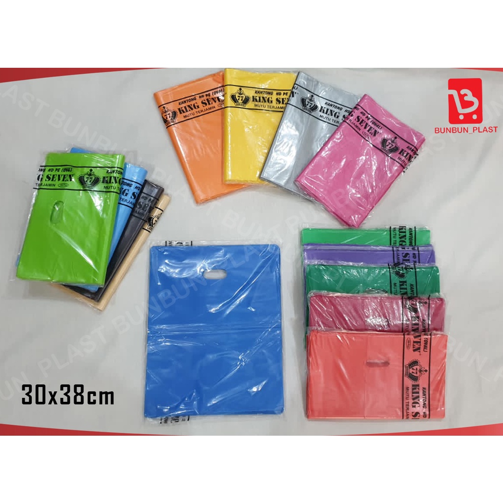 

Plastik HD Pond Oval Polos 30x38/PPlastik Packing Olshop/Shopping Bag Plastik - KING SEVEN