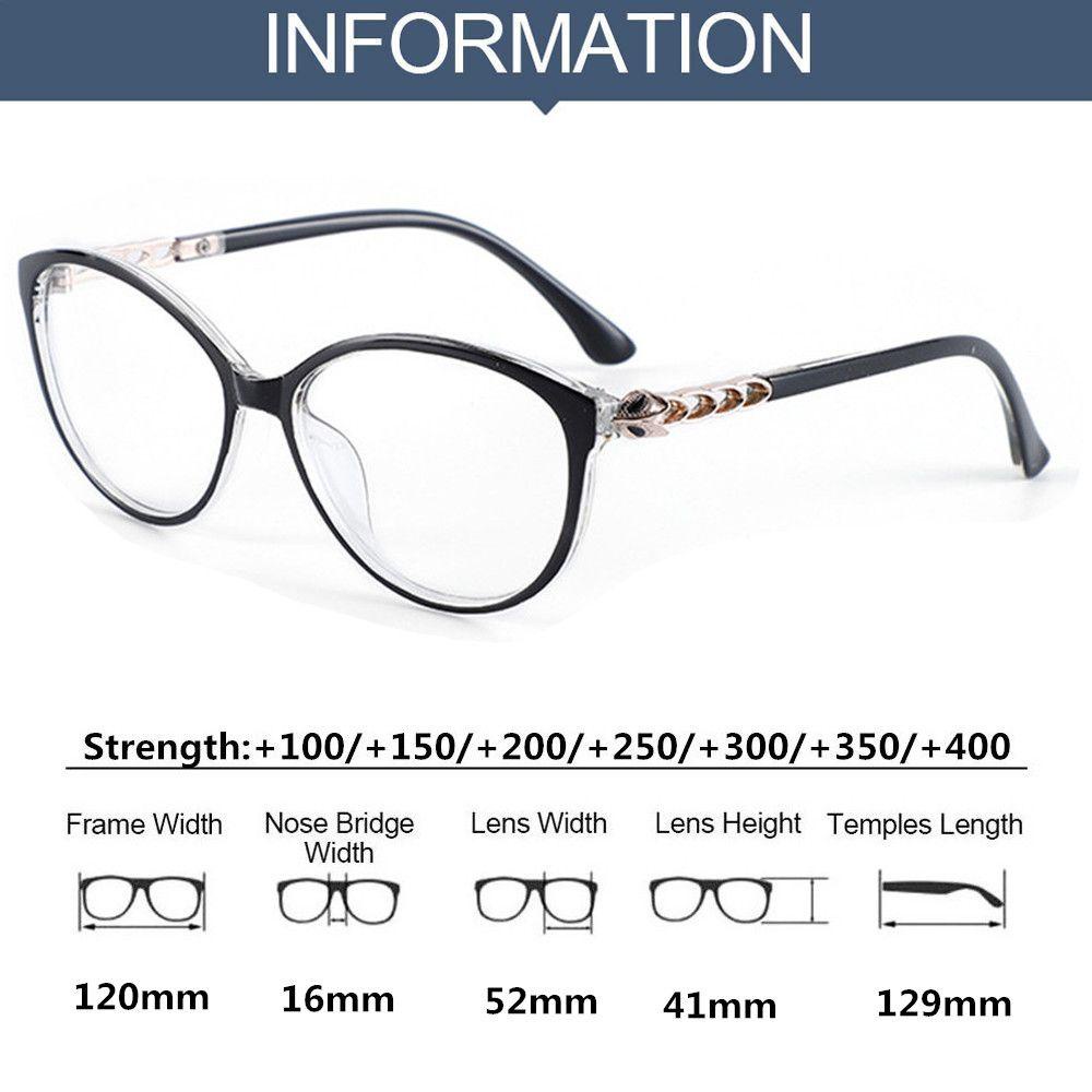 Lily Kacamata Bulat Wanita Pria Portable Oversized Optical Glasses