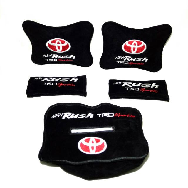 Bantal mobil New Rush TRD sportivo Headrest mobil sandaran jok mobil