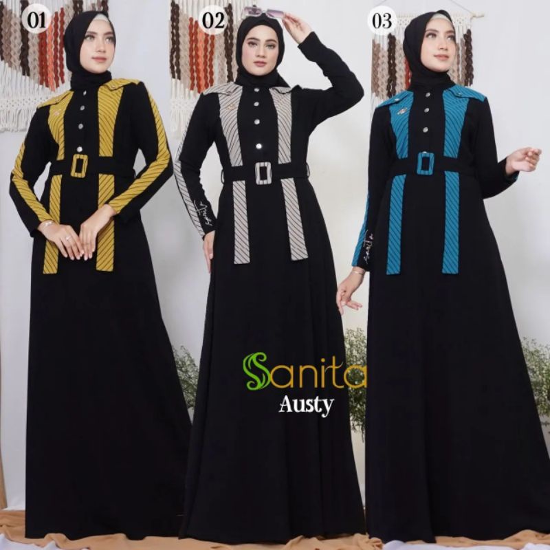Austy dress by sanita siap kirim