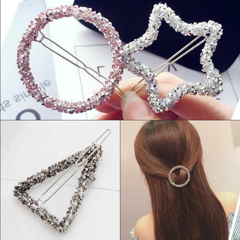 MARKAS ACC131 Jepit Rambut Glitter Bintang Hairclip Hairpin Aksesoris Rambut Korean