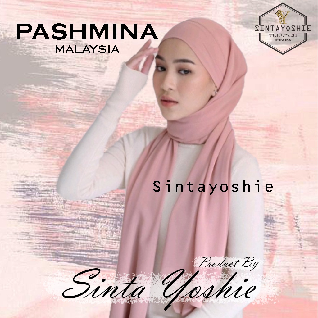 (ORIGINAL) PASHMINA MELAYU 3in1 (180x80cm) Ceruty Babydoll | Pashmina instan bando | Pashmina Malaysia