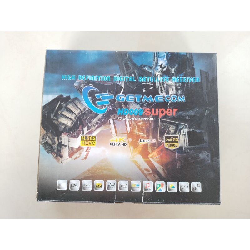 Receiver Getmecom HD009 Super Plus Tanpa LAN 4K Ultra HD