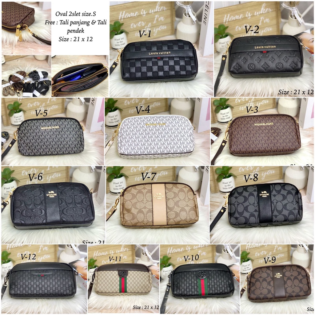 TAS SLEMPANG MINI OVAL IMPORT