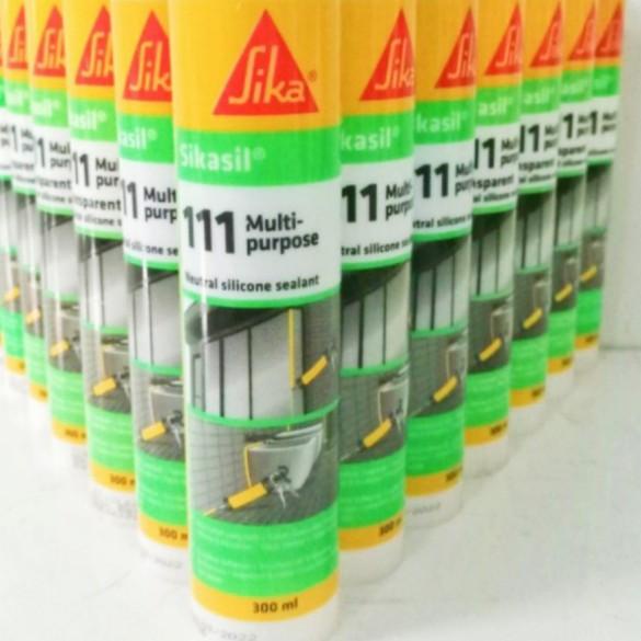 

✻ Lem Silicone SIKASIL 111 Neutral Silicone Sealant Food Grade 300ml - Grey ♤