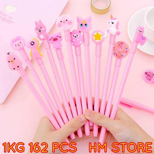 

Pen Character Pink Pen Series Pena Impor Pena Karakter Imut Lucu Warna Pink
