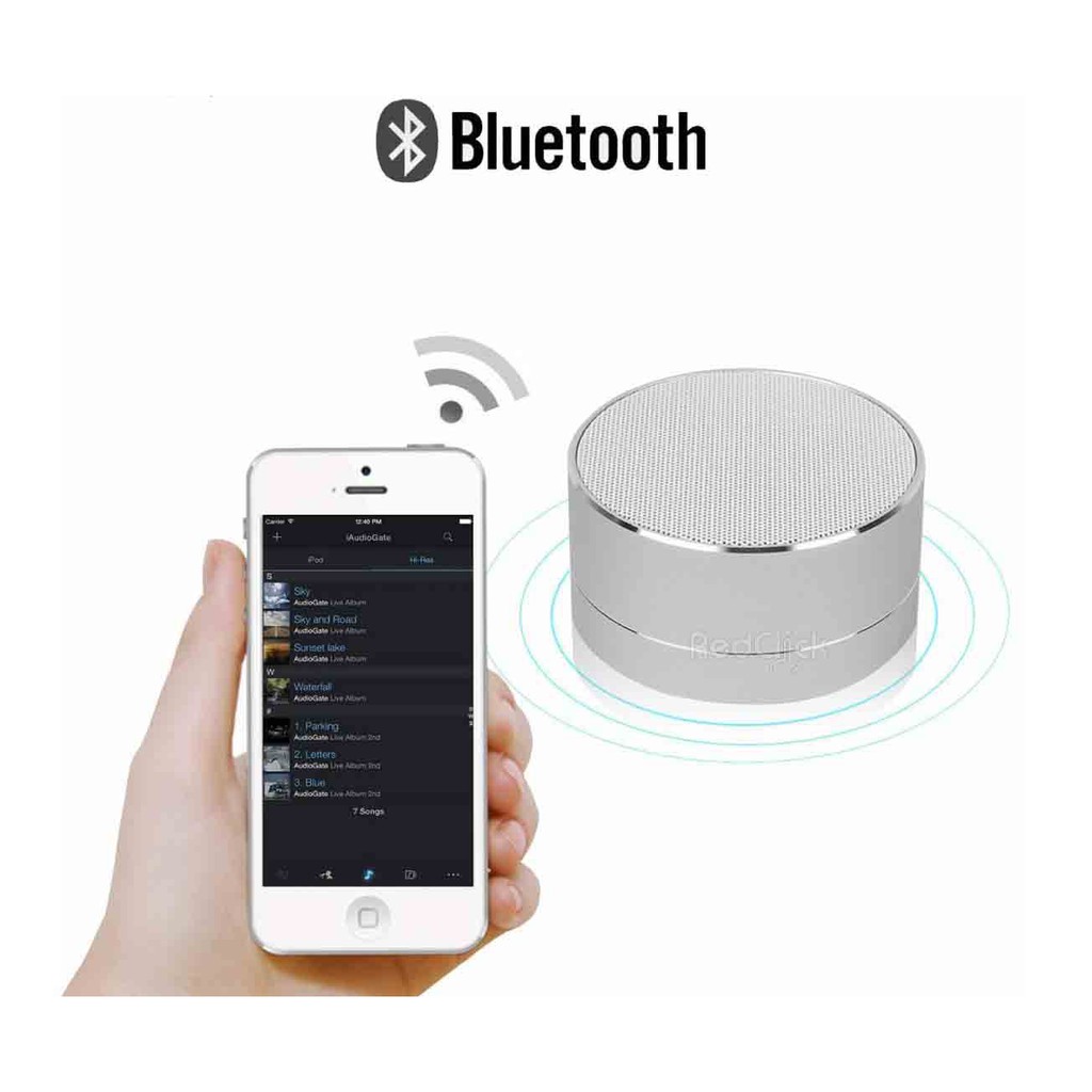 Speaker  Bluetooth X2000 N6 Gaya Minimalis Cahaya Reflektif