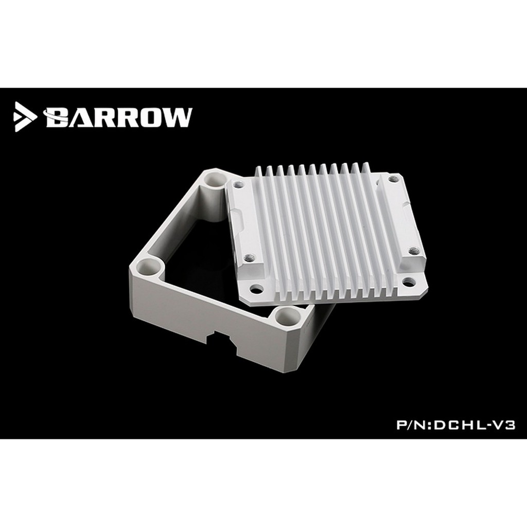 BARROW DCHL-V3 Aluminum Heatsink Top Kit For DDC Pump White